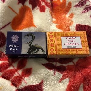 Dragon's Blood and Nag Champa Soap Set
